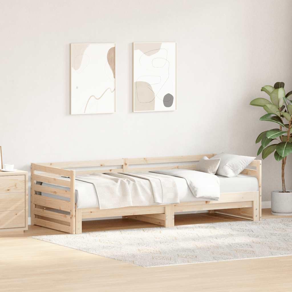 Sofa do spania, z litego drewna sosnowego, 80 x 200 cm