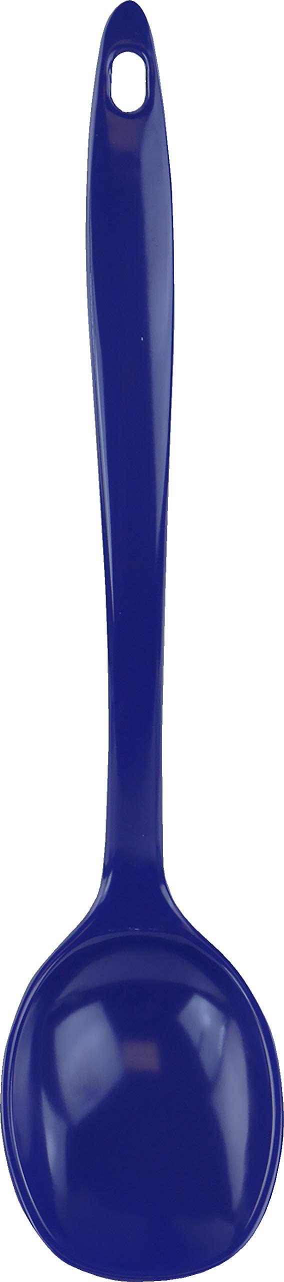 Reston Lloyd Cooking Spoon for Serving, Basting, Mixing, Heat Resistant, BPA Free Melamine 11 Utensil with Ergonomic Handle, Indigo