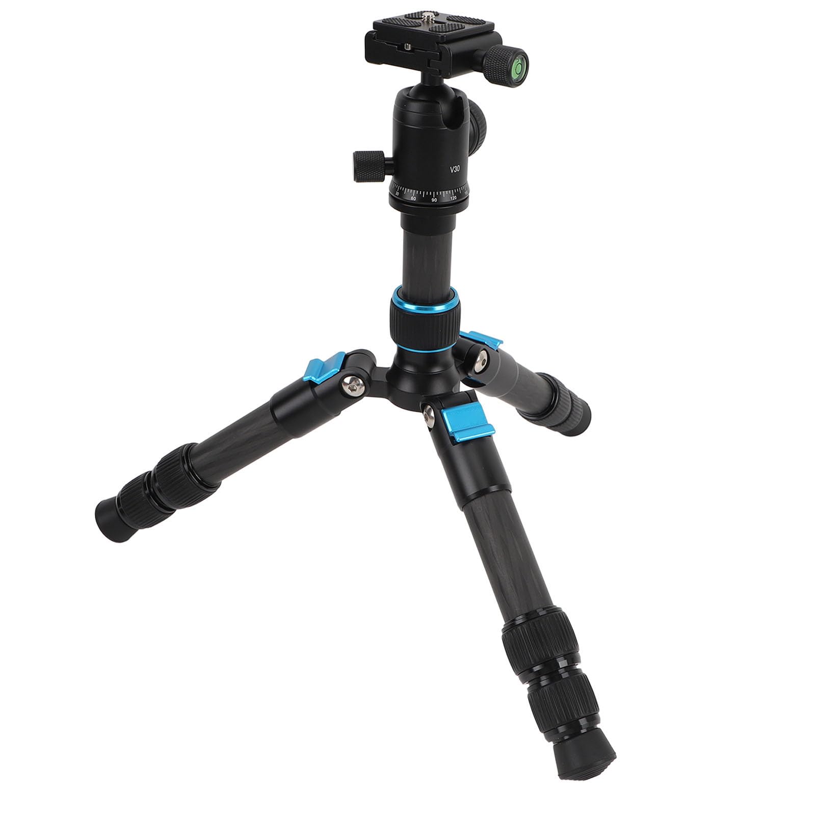 Generic Mini Treppiede per Fotocamera DSLR Leggero in Fibra di Carbonio Estensibile per Fotografia da Tavolo 50 Cm con Testa a Sfera