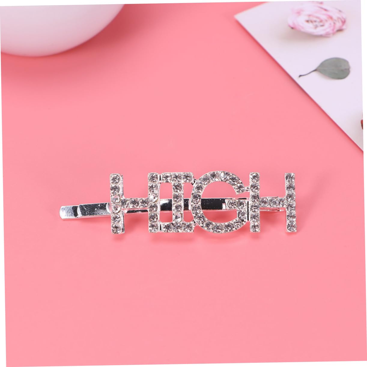 Didiseaon Piezas Pinzas Para El Cabello Niña Horquilla Para El Cabello Horquillas De Letras Adornos De Pelo De Moda Pinzas De Pelo De Plata Pasadores Sombrerería Carta Mujer