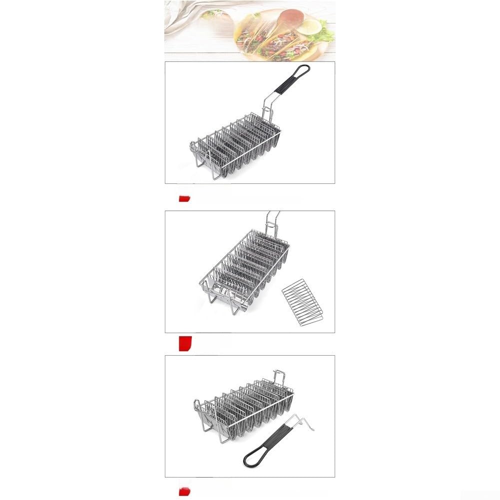 Cesta para Freír 8 Rejillas para acero Inoxidable Cesta para