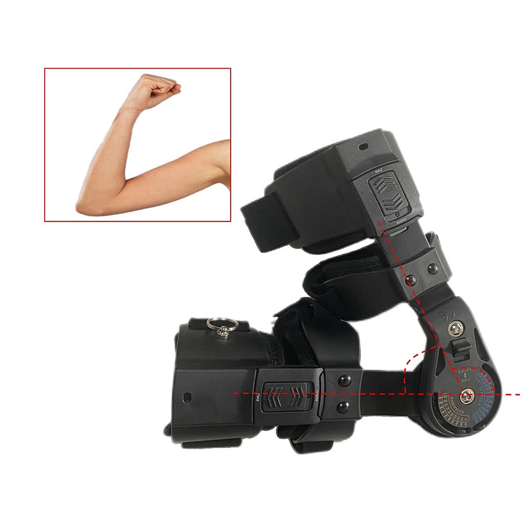Buy Arm Orthosis Elbow Brace with Padded Shoulder Sling, Before and