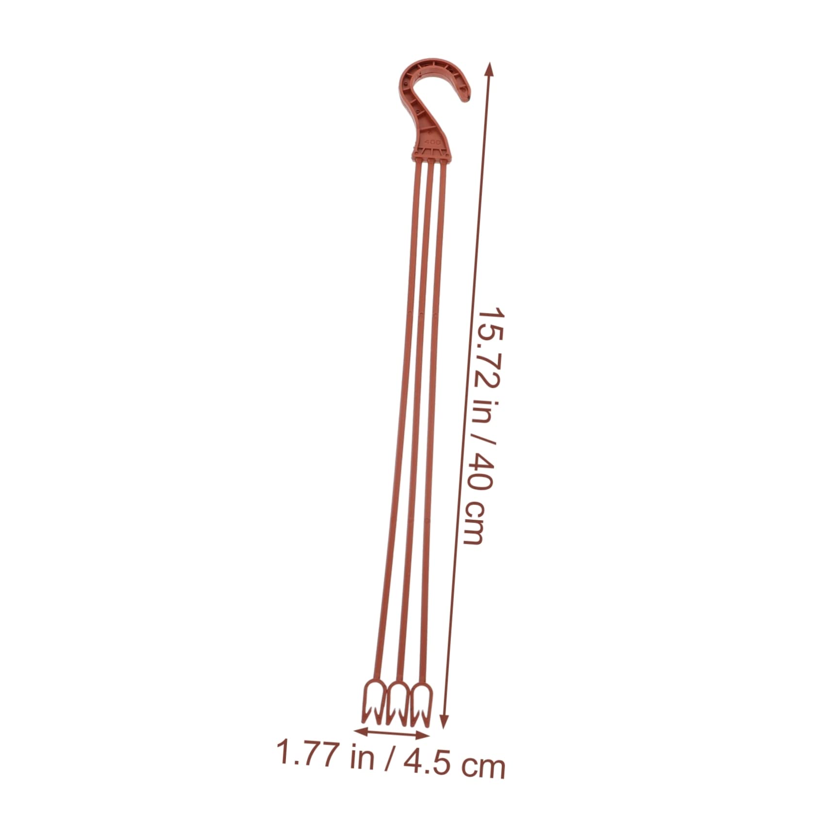 BESTonZON 50pièces Crochets De Suspension Plastique Pour Pots De Fleurs Supports Pour Plantes Crochets Muraux Pour Jardinières