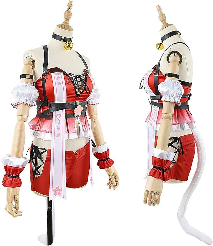 Amazon.co.jp: ホロライブ さくらみこ コスプレ ハロウィン 巫女 新 