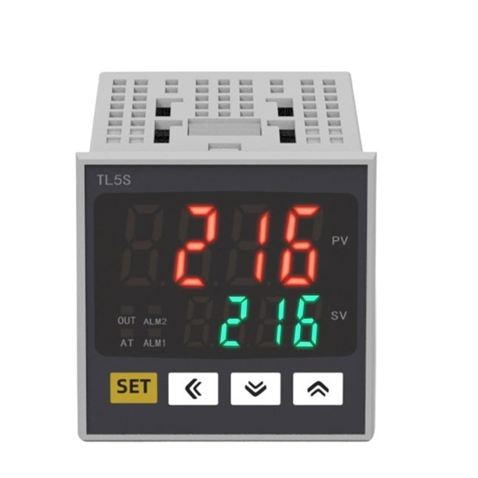 BALYDLUL 4-20ma SSR+Relay Output Controller Multi Input Regulator Digital Display Instrument 48 * 48 TL5S(4-20mA OPT 1ALM)