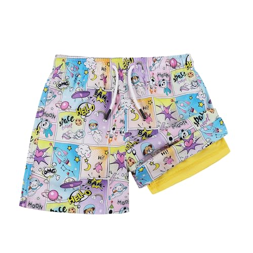 Maillot de bain pour garçon MILANKERR avec boxer de compression
