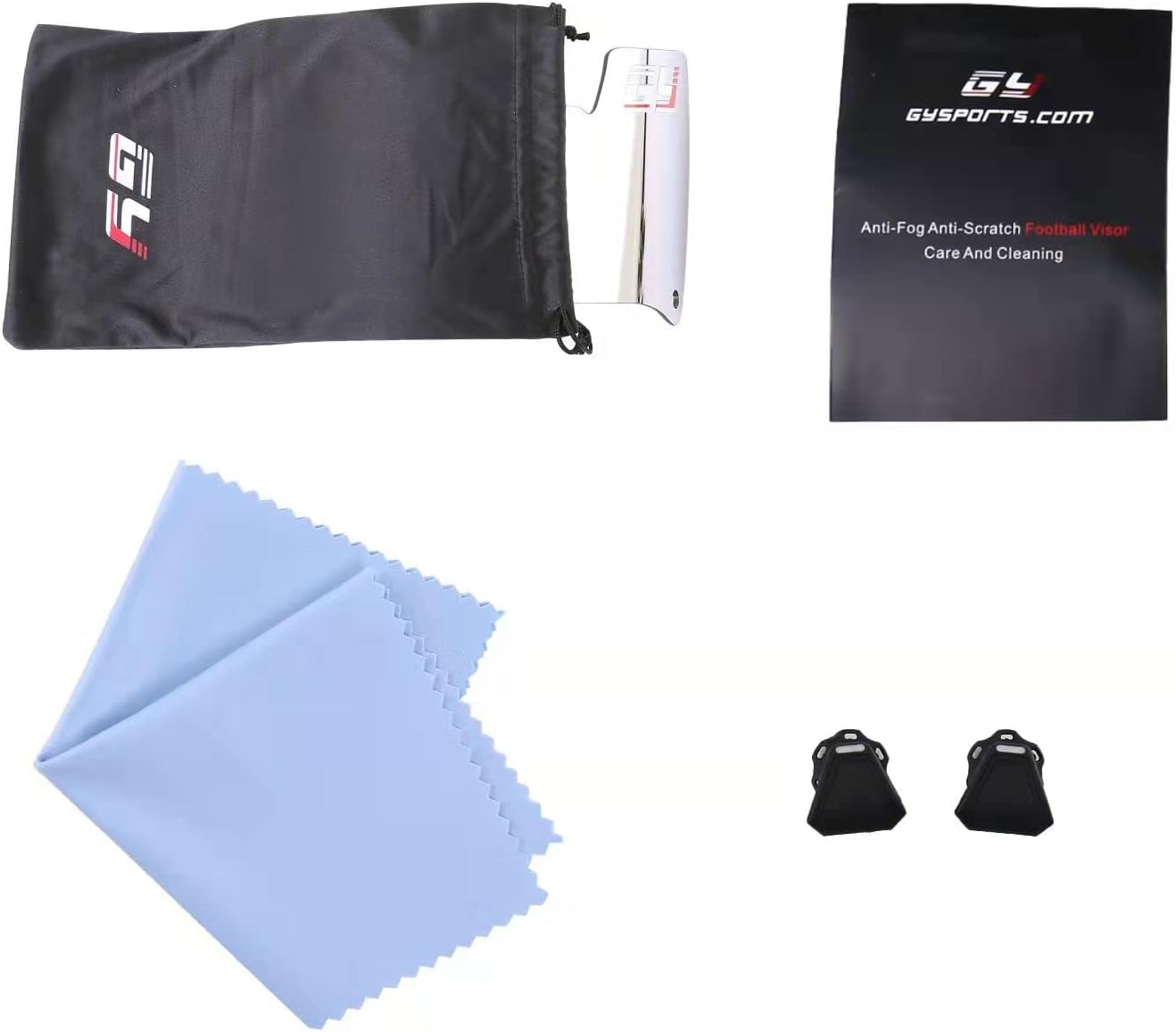 GY Football Facemask Visor - Color Tinted Eye-Shield for Football Helmet  (Black) : Sports & Outdoors