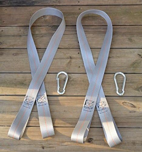 48" Double Swing Hang Kit (2 Straps & 2 Snap Hooks) - Can Also Be Used on Hammocks