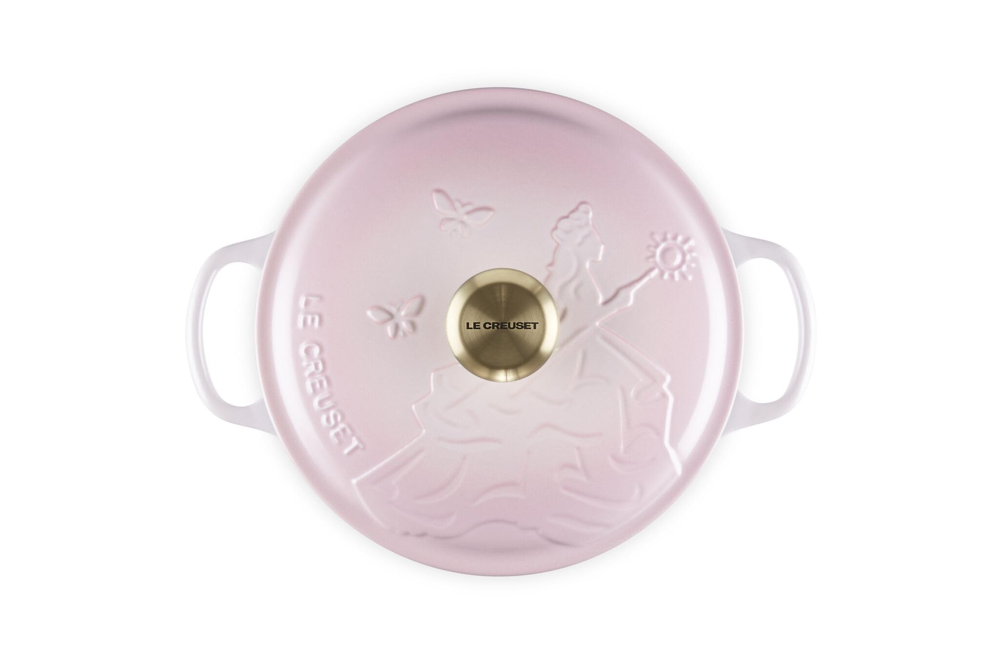 Le Creuset Wicked Collection Glinda Cocotte ronde en fonte gaufrée