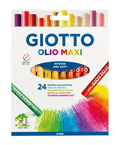 GIOTTO Olio - Etui 24 pastels à l'huile