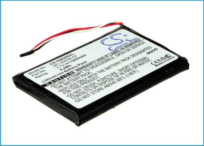 Replacement Battery for Nuvi 2505, Nuvi 2505LT, Nuvi 2555LMT, Nuvi 2555LT, Nuvi 2557, Nuvi 2557 LMT, Nuvi 2557LMT, Nuvi 2597, Nuvi 2597 LMT, Nuvi 2789LMT, Nuvi 2789LMT 7" 1200mAh