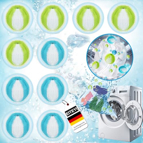 8 Boules Anti-Poils Réutilisables Pour Machine à Laver - Élimine Les Poils D'Animaux Et Démêle Le Linge Facilement