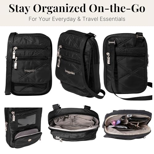 Image of Baggallini Journey Crossbody Bags for Women 9x6 Small Lightweight Travel Handbag W /RFID