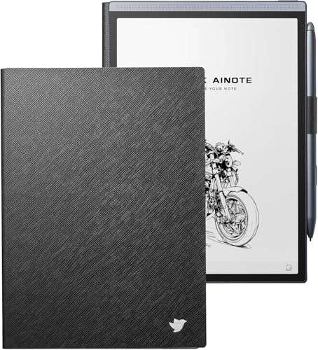 Image of Black Protective Folio Case for iFLYTEK 8.2 inch AINOTE Air 2 Note-Taking E-Ink Tablet (Black Case)