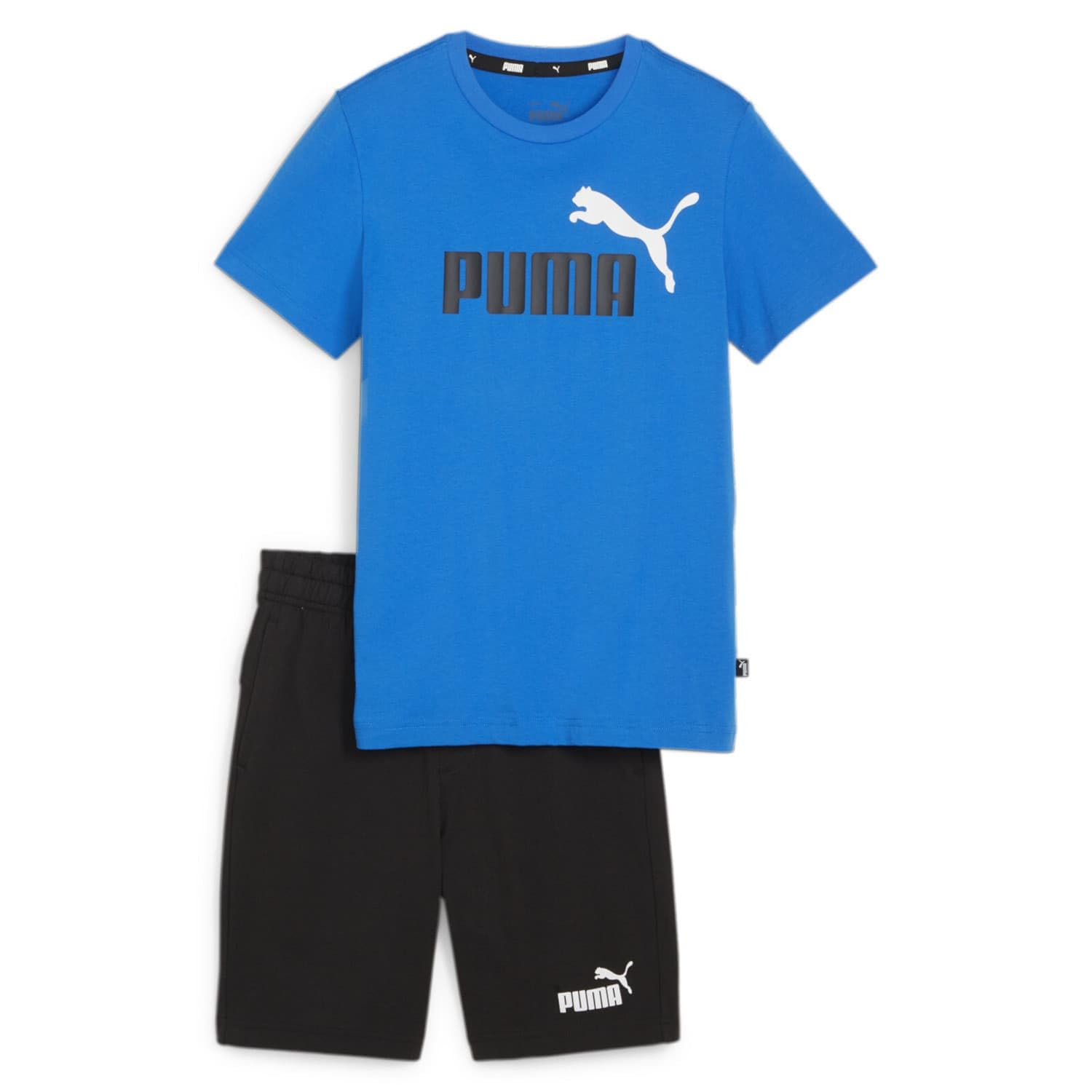 PUMA Jungen Ess 2 Color No. 1 Logo Tee And Shorts Set B Gestrickte Anzüge (1er Pack)