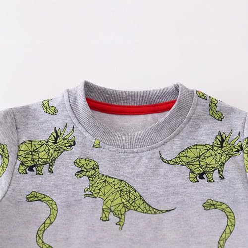 Sweatshirts garçon pulls décontractés doux à manches longues et imprimé graphique enfant
