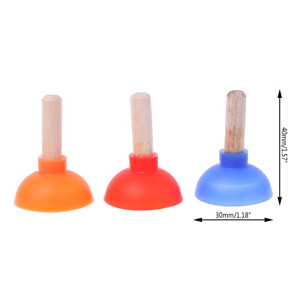 xunzhan 1PCS Toilet Shape Plunger Holder Sucker Stand for Cellphone Small Electronic Devices (Color Random)