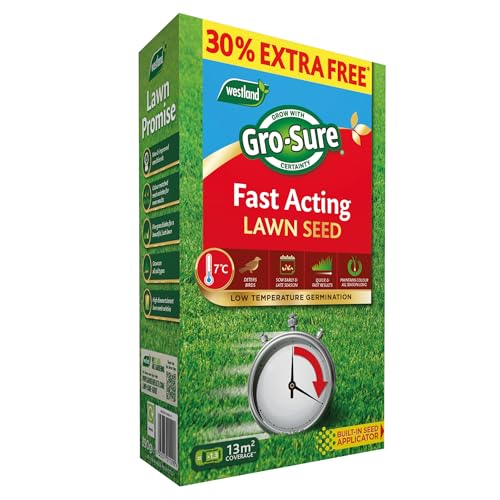 GRO-Sure Fast Acting Lawn Seed Box 10sq.m + 30% EF