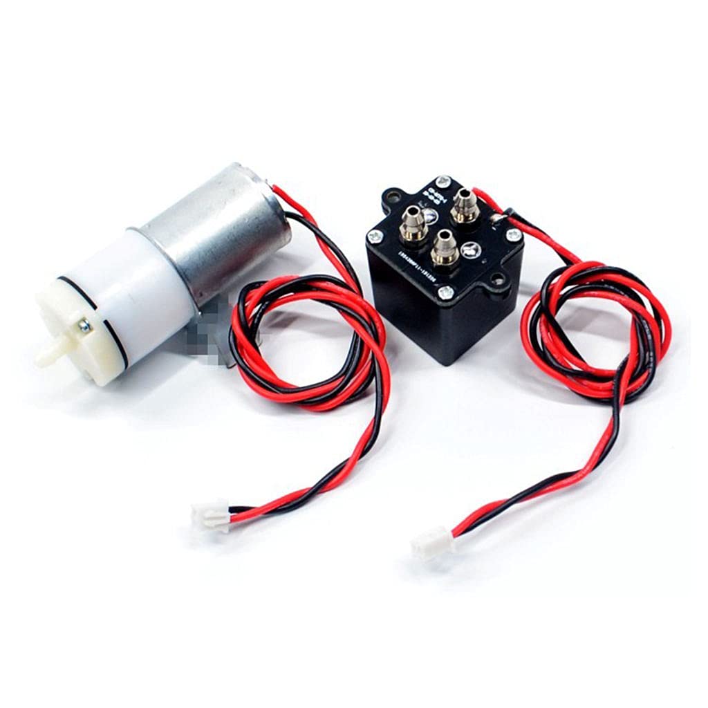 Sharplace Kit de Tuyau d'échappement de générateur de fumée de Simulation en métal RC pour Heng Long 1/16 échelle de réservoir de télécommande Bricolage