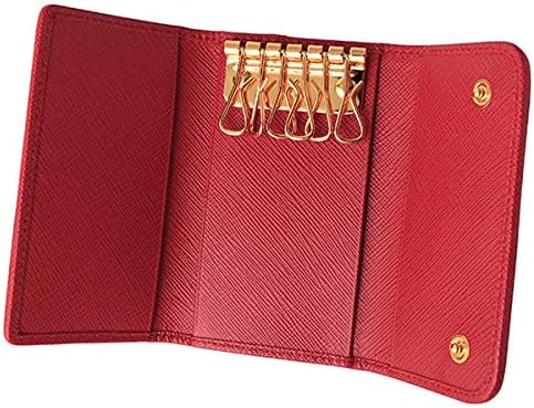 美品　PRADA プラダ　6連キーケース　ポケット　ワインレッド 上品　ロゴ Amazon | [Prada] [プラダ] キーケース 6連 メンズ アウトレット