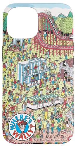 ウォーリーをさがせ Amusement Park Scene スマホケース iPhone 15 用