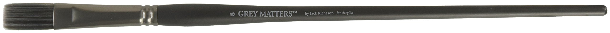 Jack Richeson Richeson Grey Matters Synthetic Acrylic Flat 8