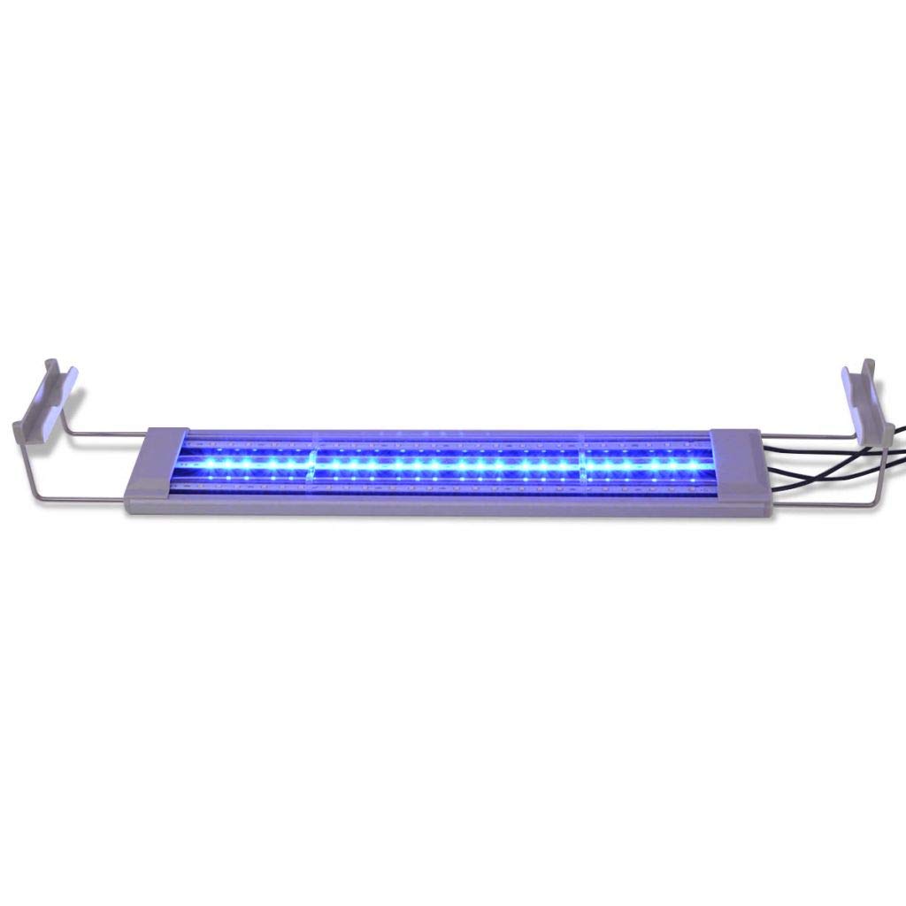 vidaXL Aquarium Beleuchtung 50-60 cm LED Lampe Aufsetzleuchte Klemmleuchte