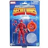 ハズブロ（Hasbro）MARVEL マーベルレジェンド・シリーズ デアデビル、レトロ マーベル コミックス シークレット・ウォーズ コレクタブル 6インチ アクションフィギュア シールド付属 G2417 正規品