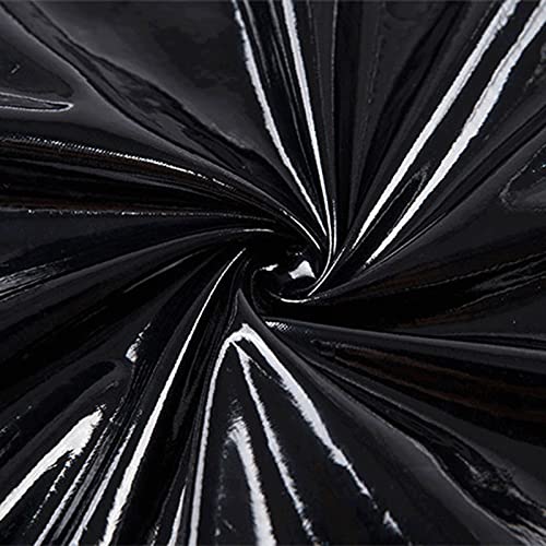 Bcvnsfmsrt Vestido curto de couro sintético macio vestido curto sexy slim retrô vestido curto (cor: