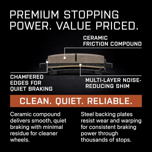 Image of QUALITY-BUILT Front Brake Pads for 06-20 Chevrolet, BP1363 Ceramic