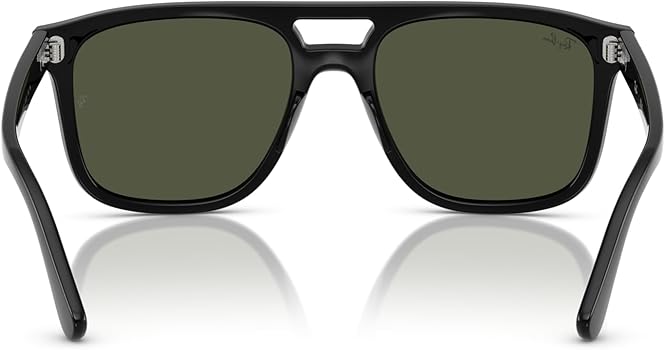 Amazon.com: Ray-Ban RB2213 Sunglasses, Black/Green, 55 mm
