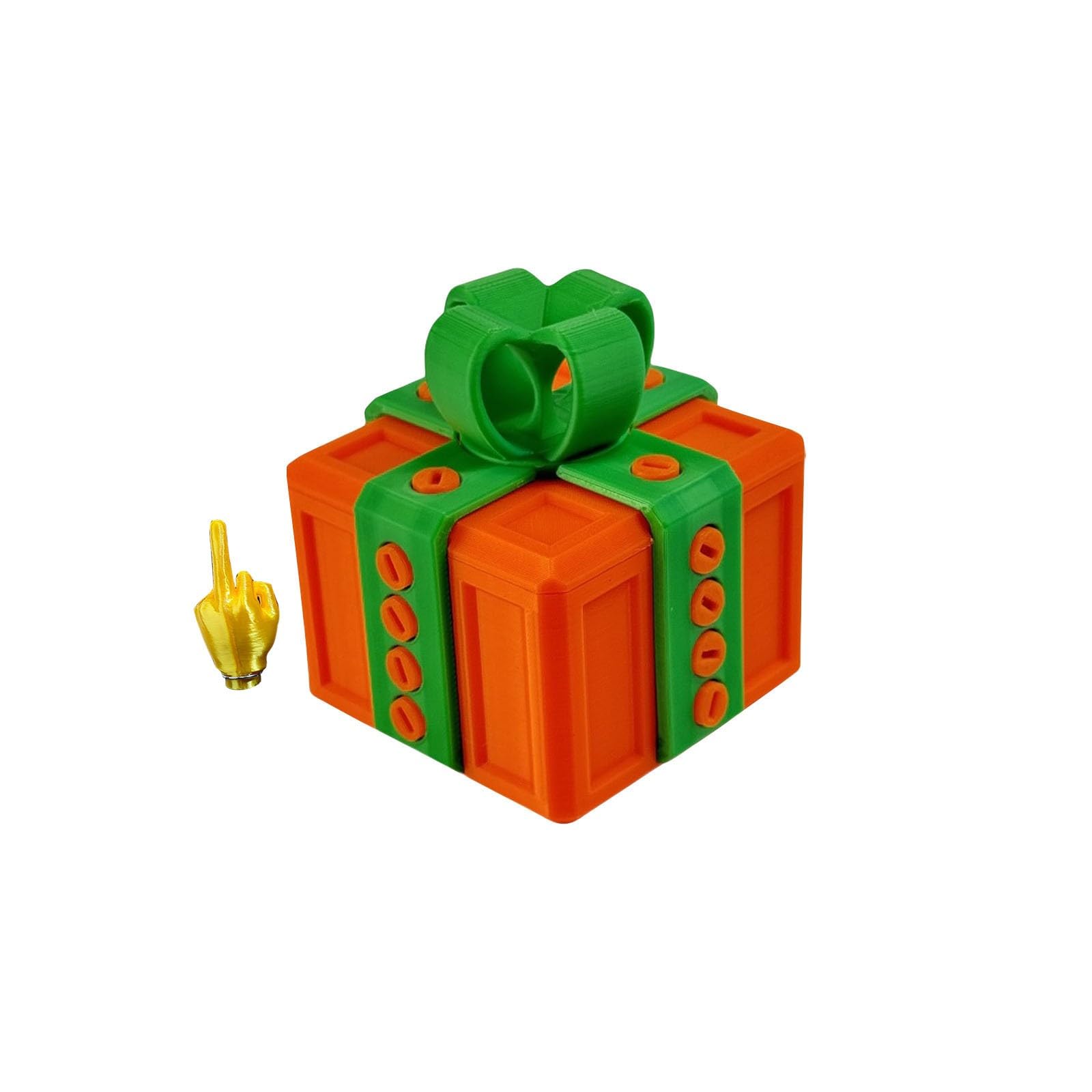 Really Annoying Gift Box with Twist Storage, Interactive Prank Box, Funny Desktop Toy, Surprise Novelty Gift, for Office Home Entertainment (F)