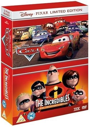 Cars The Incredibles Dvd Amazon Co Uk John Lasseter Brad Bird Darla K Anderson John Walker John Lasseter Brad Bird Joe Ranft Kiel Murray Phil Lorin Jorgen Klubien Dan Fogelman Dvd Blu Ray