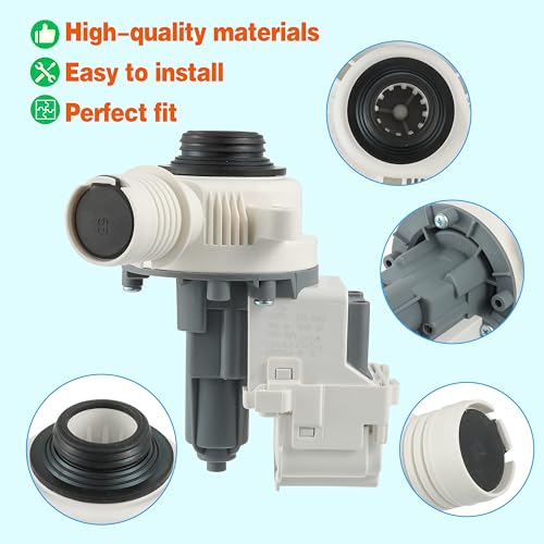 image for BOSHCHEN W10919003 W10775446 Washer Drain Pump Compatible With Whirlpo