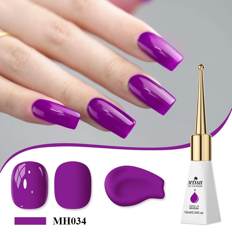 Esmalte de uñas en gel color uva 7.5 ml miniatura 3