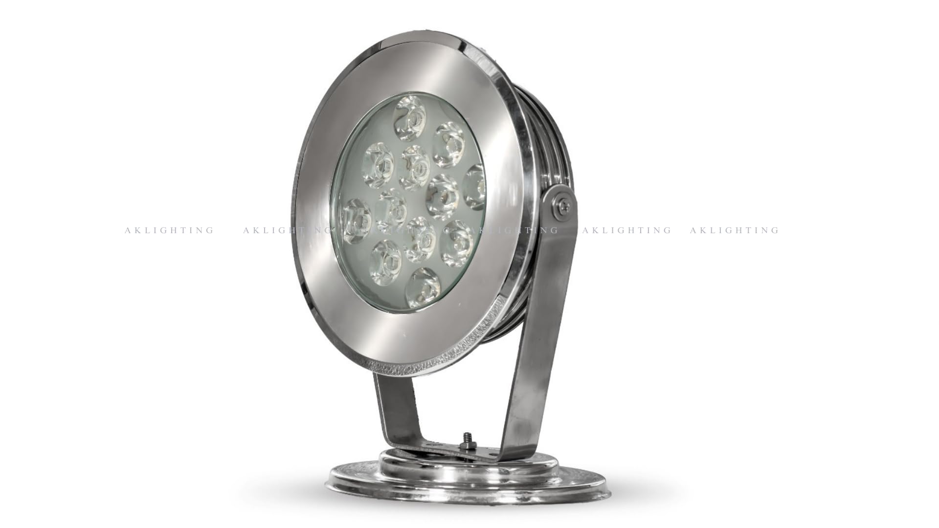 A K Lighting 36W Ring Fountain Light | Blue | 12 LED Stainless Steel | IP68 Waterproof Underwater Stand Lamp for Fountains & Ponds 1