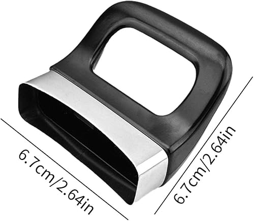 Miniatura 7 de 2 asas de olla, mango lateral antiquemaduras, olla de vapor de repuesto para olla de salsa, mango lateral corto