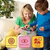 SmartGames – IQ Fit – Puzzlespiel – Denkspiel – 120 Herausforderungen – 2D und 3D – Level einfach zu Experten – Teile richtig einbauen – 1 Spieler – ab 6 Jahren