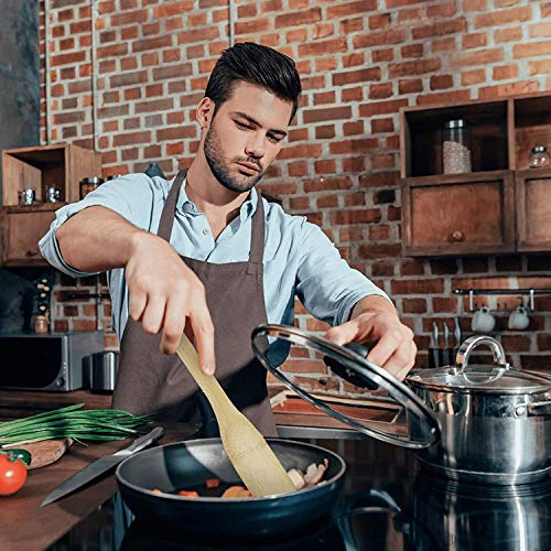 Utensilios-Cocina-5-Piezas-Menaje-Bambu-Organizador-Juego-De-Cubiertos-Palos-De-Madera-Porta-Accesorios