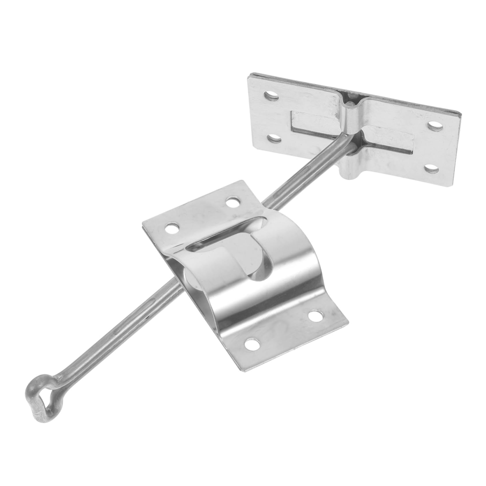 Unomor Trailer Door Catch 6 Inch Stainless Steel Cargo Trailer Latch Safe Windproof Holder for Easy Mounting