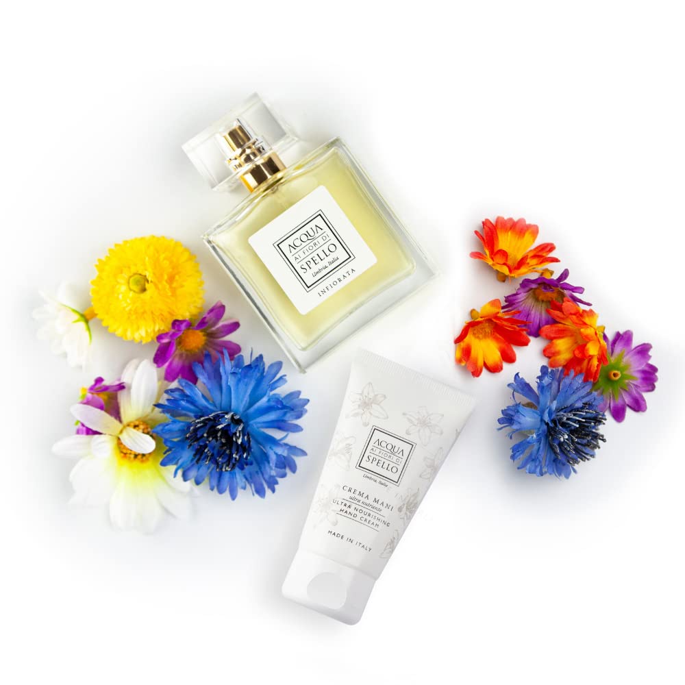 Acqua ai fiori di Spello Cofanetto Infiorata Eau de Parfum 50 ml e Crema Mani 50 ml