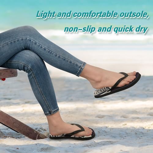 STAYTOP Funny Skull Flip Flops Sandals of Men's & Women's,Sandals Beach Slippers Shower Slides3