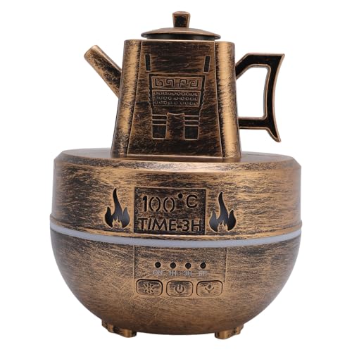 Difusor aromático eléctrico con tanque 140ml diseño tetera ABS miniatura 1