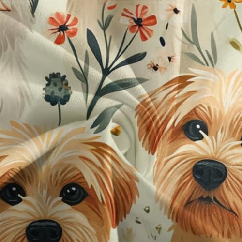 Housse de couette Yorkshire Terrier 3D 135x200 microfbre - 7