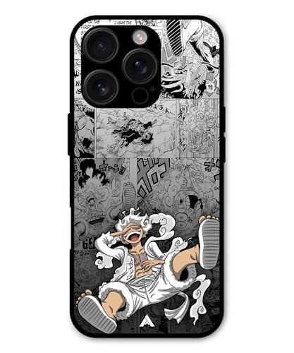 Image of Premium Anime 2 Case for iPhone 14 Pro (Glossy Finish) Soft-Touch Metal TPU Back Cover, Shockproof, Designer, Aesthetic Mobile Phone Case