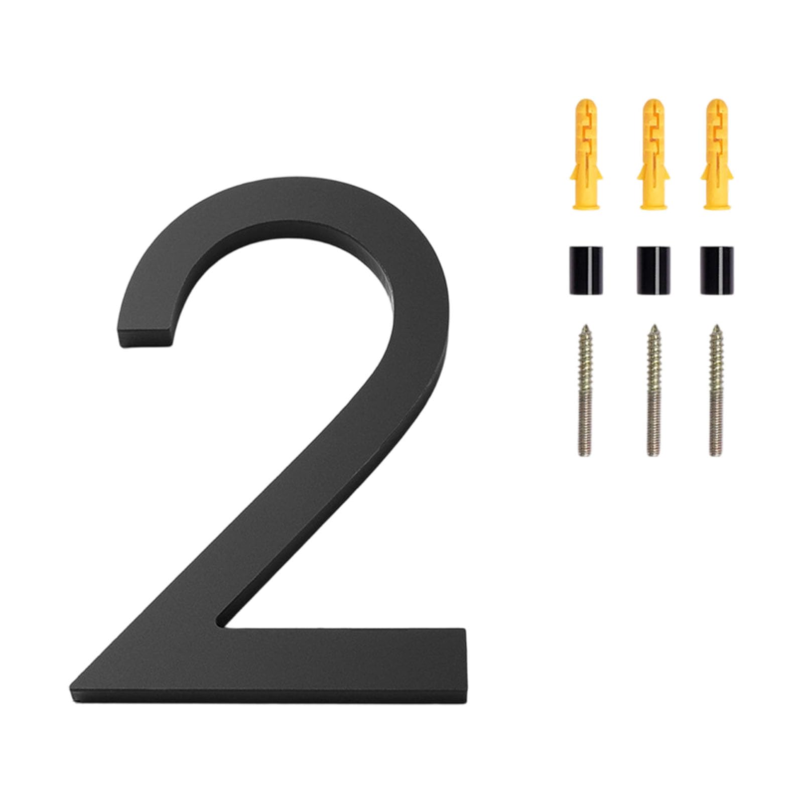 Modern Door Plate Numbers Address Sign Acrylic Floating House Numbers Plate Sign for Home Mailbox Hotel Address for Home Mailbox Hotel