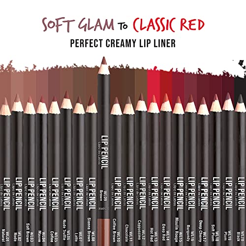 Image of Kiss New York Professional Slim Long-Wear Lip Liner Pencil, Matte Finish