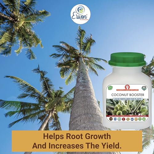 Image of Erwon Coconut Booster Liquid Fertilizer Premium Essential Powerful Liquid Fertilizer for the Best Growth of Coconut Plants with Fruiting Nutrients and Charged Micro-organism. (100 ml)