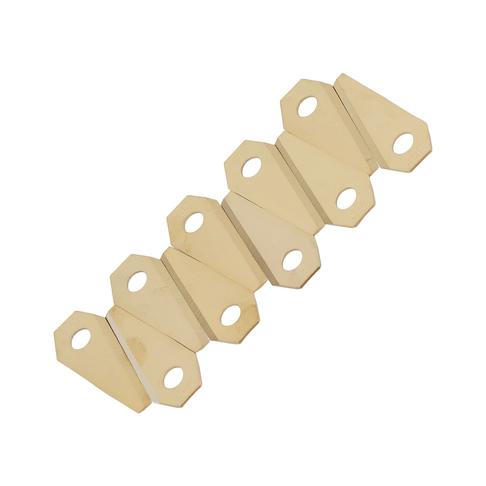 30 pièces Lames de Tondeuse à Gazon robotique Lames de Tondeuse Robot Robustes et Pratiques de Remplacement pour Indego, Fer, 5x2 cm 2x0,8 Pouces, env.178 g 6,3 oz,