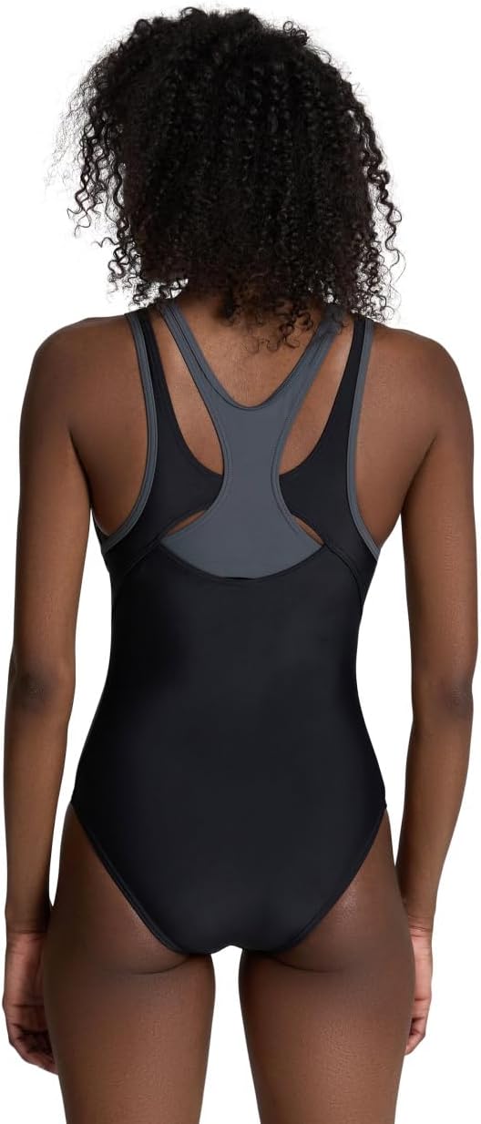 ARENA Womens Feel Women's Solid Hi-Power Back Swimsuit - Image 2